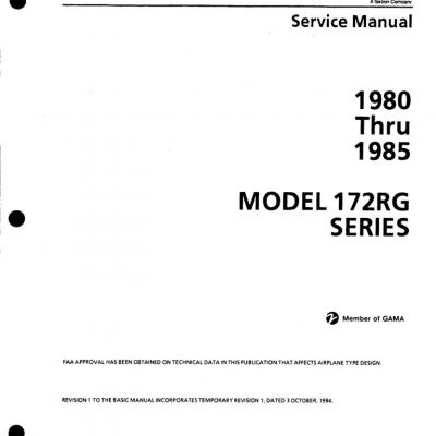 1980 cessna 172 parts manual