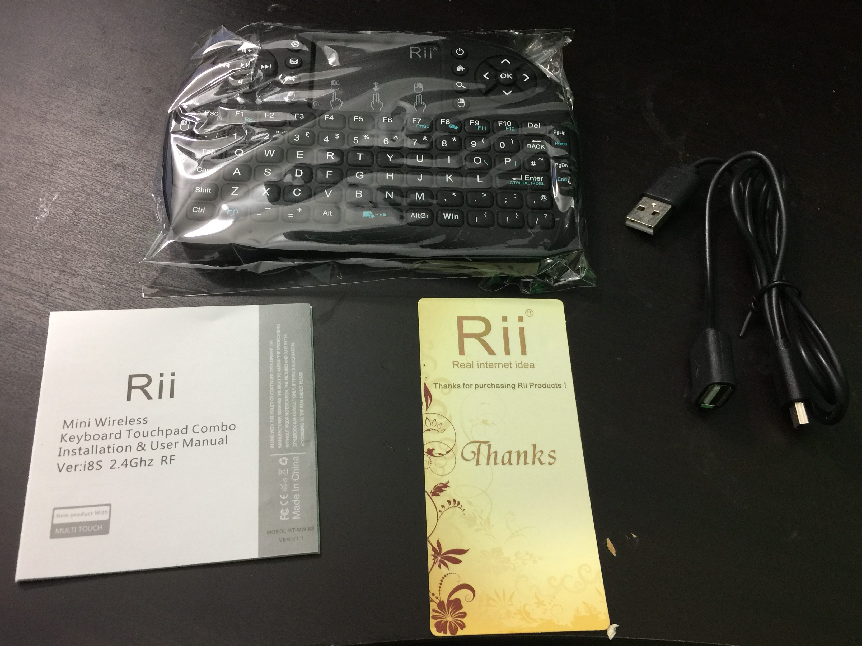 rii mini i8 wireless keyboard manual