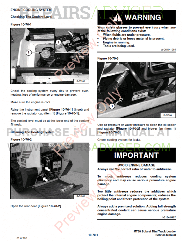 bobcat mt52 service manual pdf