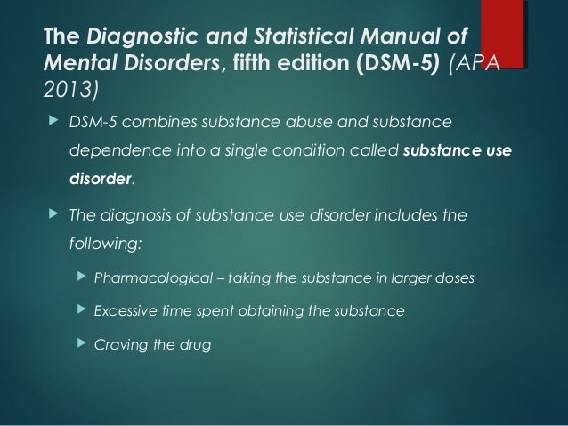 diagnostic statistical manual of mental disorders