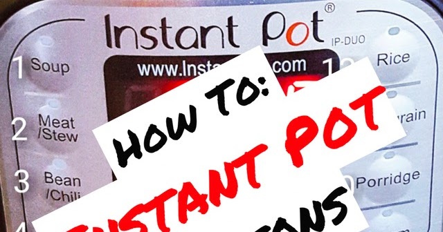 no manual button on instant pot