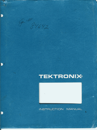 tektronix 2430a service manual pdf