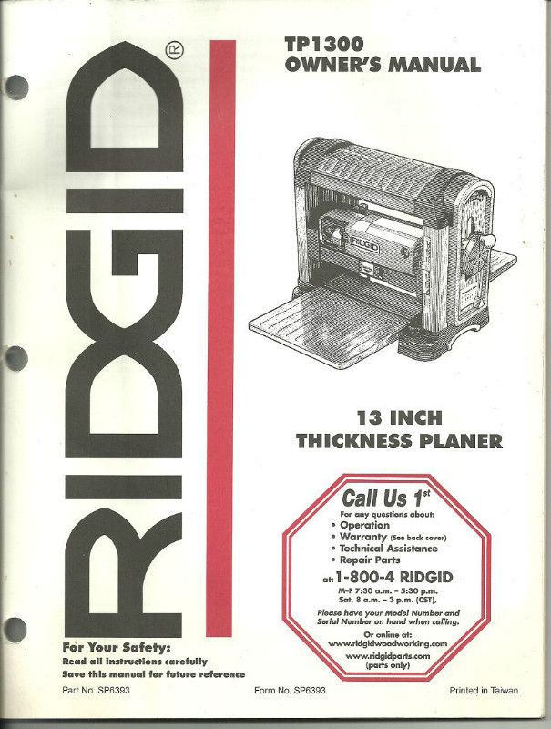 ridgid k 1500 user manual
