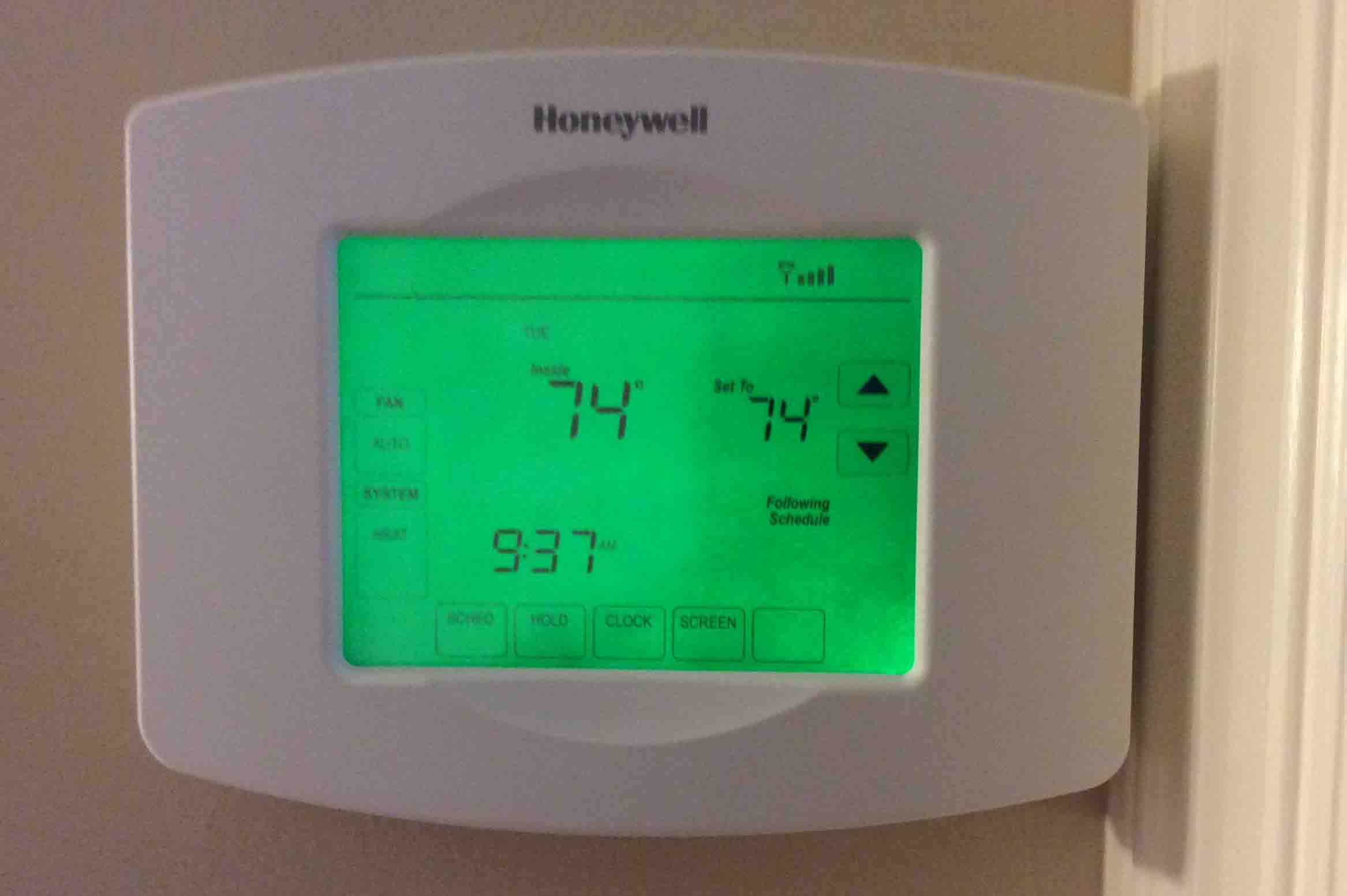 honeywell wifi thermostat manual rth6580wf