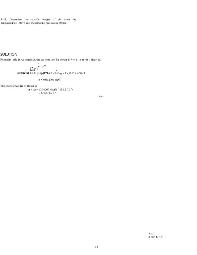 fluid mechanics 7th edition solution manual pdf