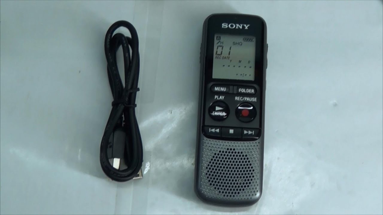 sony voice recorder icd bx140 manual